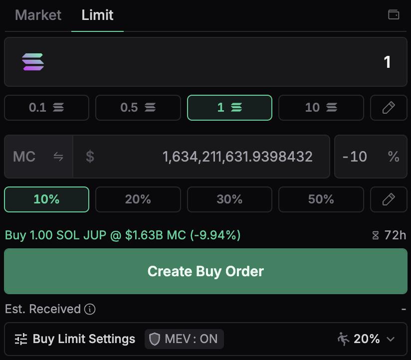 Limit Order